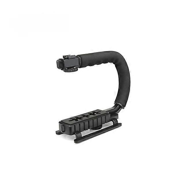 U C Shaped Holder Grip Video Handheld Stabilizer for DSLR Nikon Canon Sony Camera and Light Portable SLR Steadicam for Gopro U