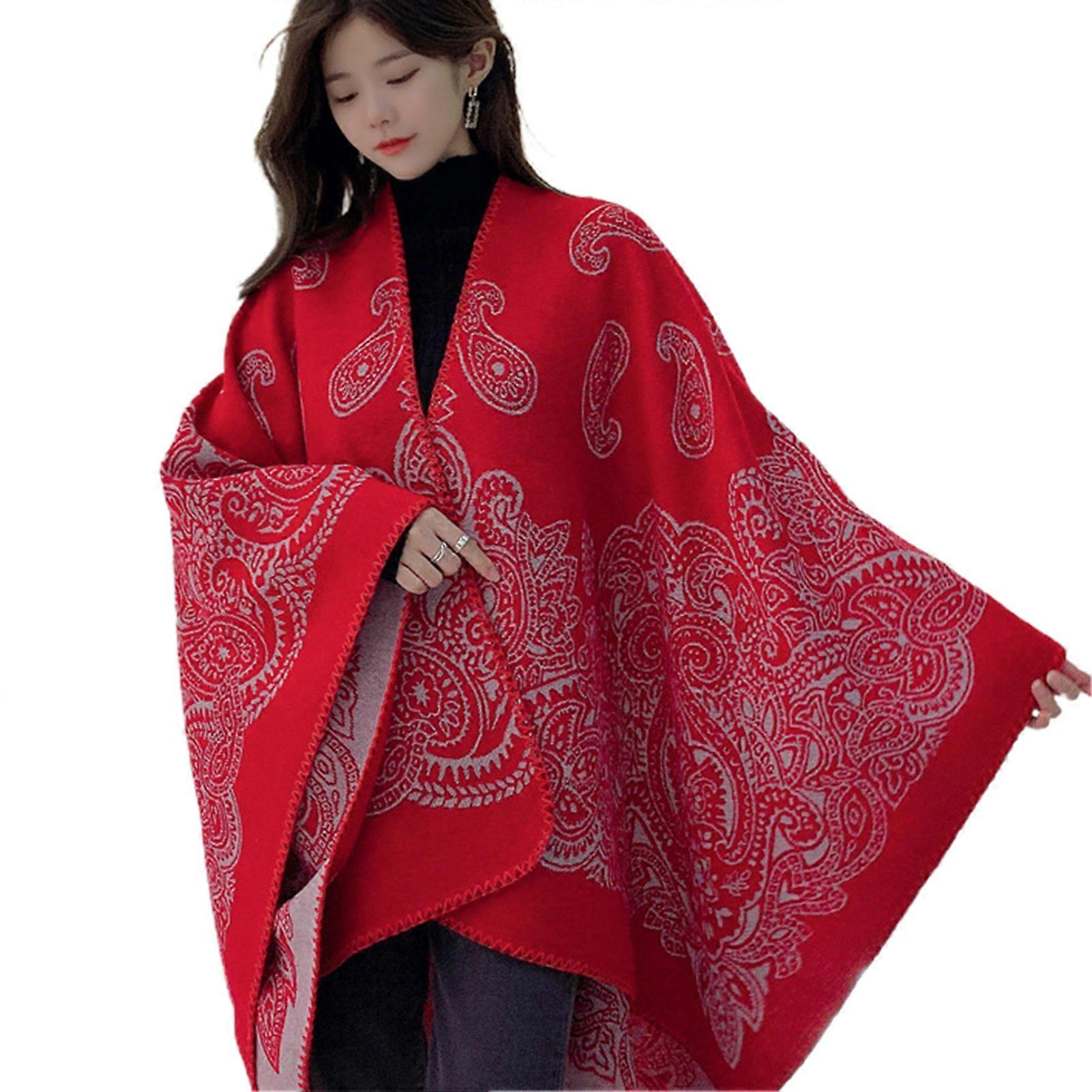 Winter Poncho Cape Lightweigh Soft Warm Capes Fashion Shawl Wraps