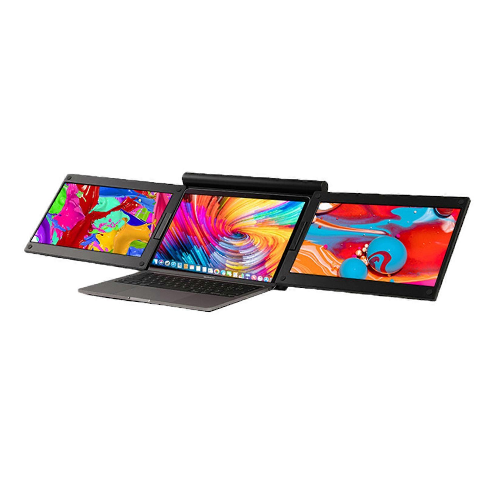 (X50) 13.3 Triple Laptop Screen Extender 1080P IPS HDR Folding