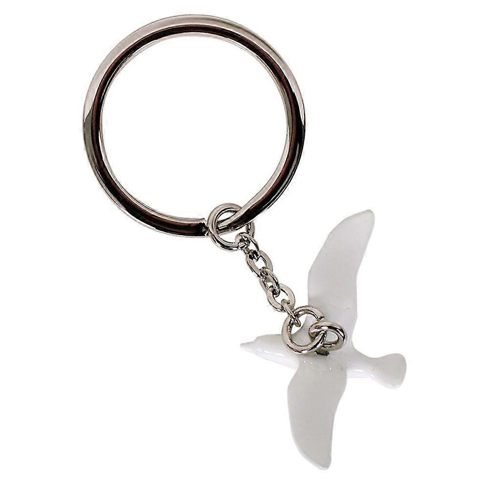 GDesign Premium Quality and Durable Seagull Stylish Design Keyring (White)