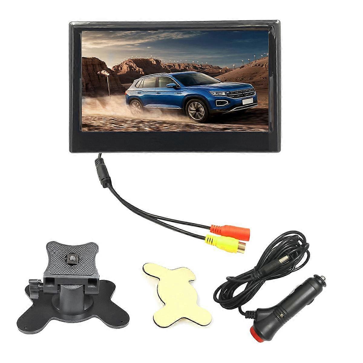 12V-24V 7 Inch TFT LCD Color HD Monitor for Car CCTV Reverse Rear View Backup Camera Car Electronic