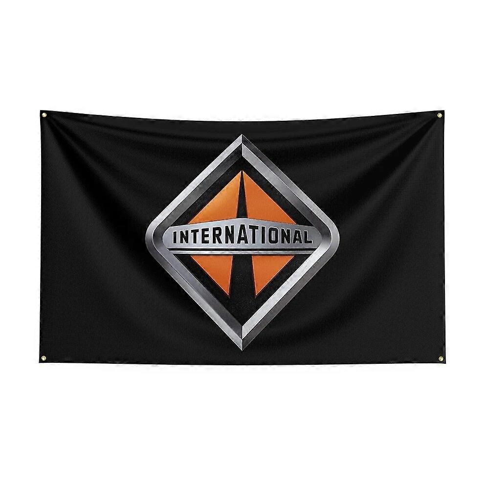 Spanduk Mobil Balap Cetak Poliester Bendera Navistar 90X150Cm untuk Dekorasi 1