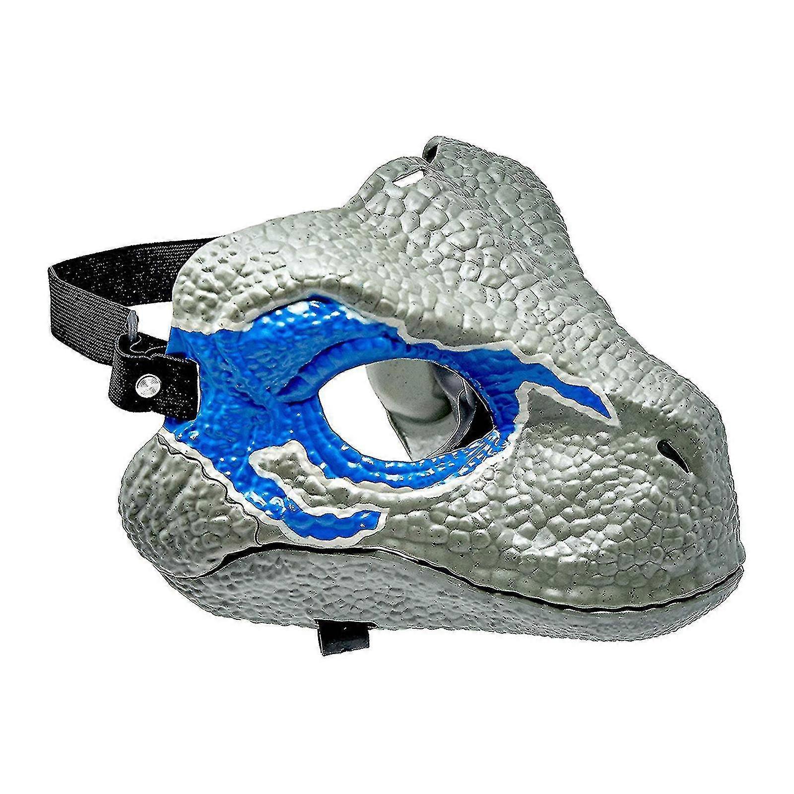 Starlight-1pcs Dinosaur Mask Headgear With Opening Moving Jaw Eye Catching