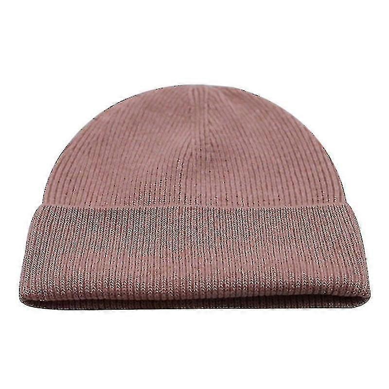 Autumn/ Winter Solid Warm Knitted Beanies Hat, Menblack A