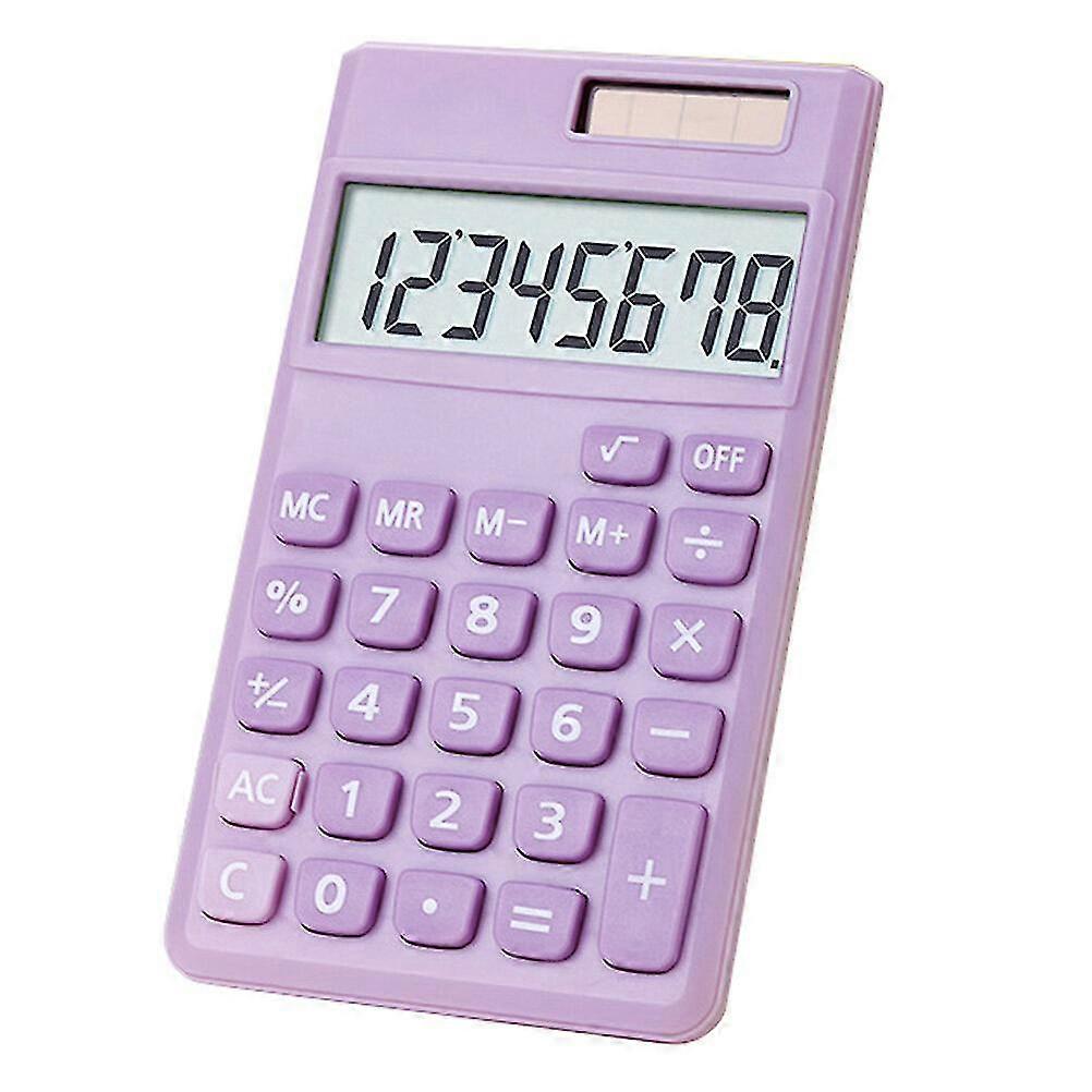 School Student Calculator Solar Powered Calculator Office Working Supply