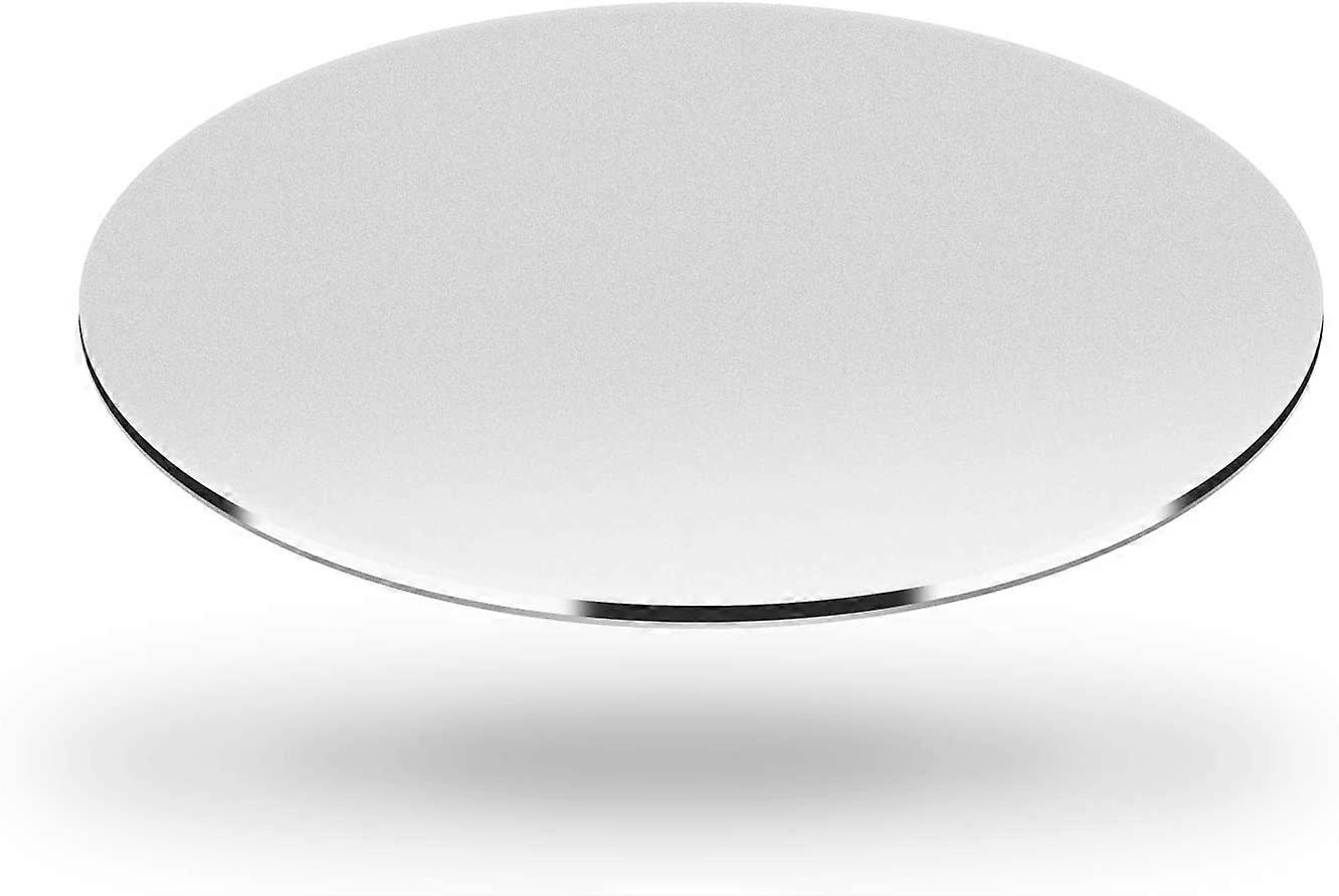 Metal Aluminum Mouse Pad, Office Thin Hard Mouse Mat Leather Surface Double Side Precision