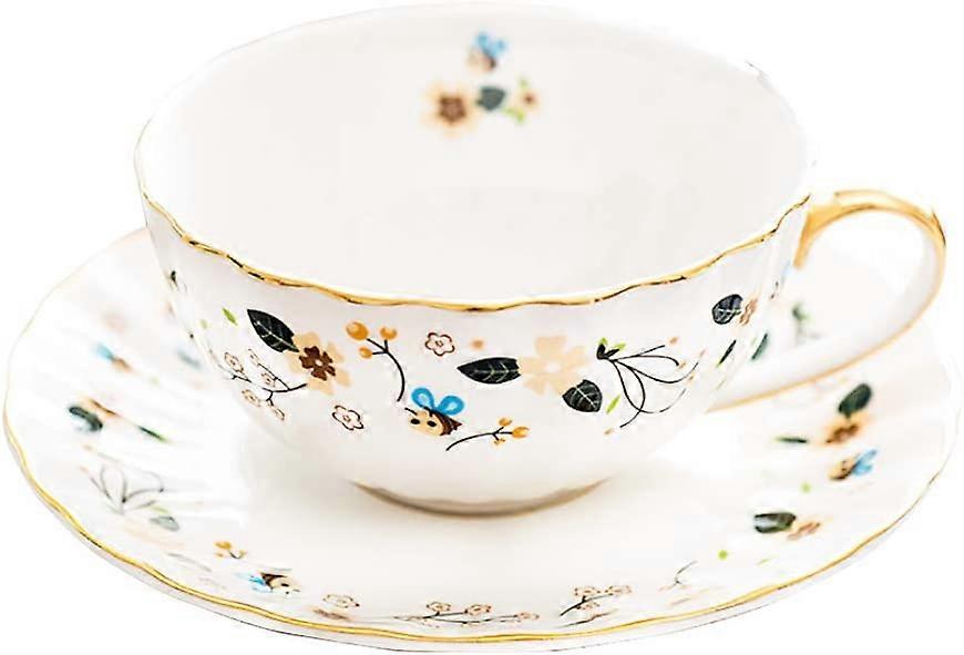 Coffee Tea Cup Set(1 cup and 1 plate)
