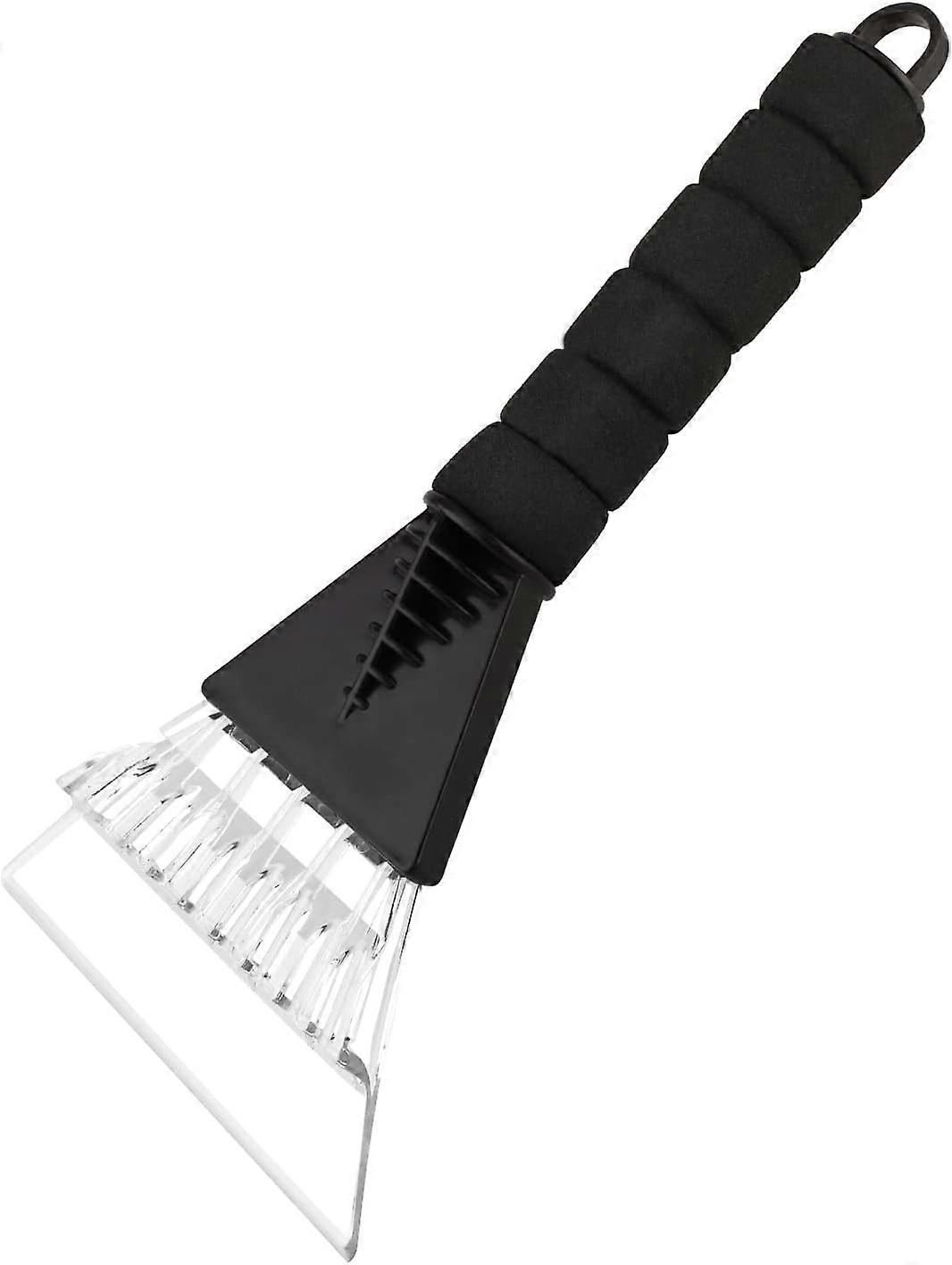 Car Windshield Ice Scrapers Winter Care Windshield Ice Scraper with Soft Grip No Scratch Non-Slip Comfortable Foam Handle