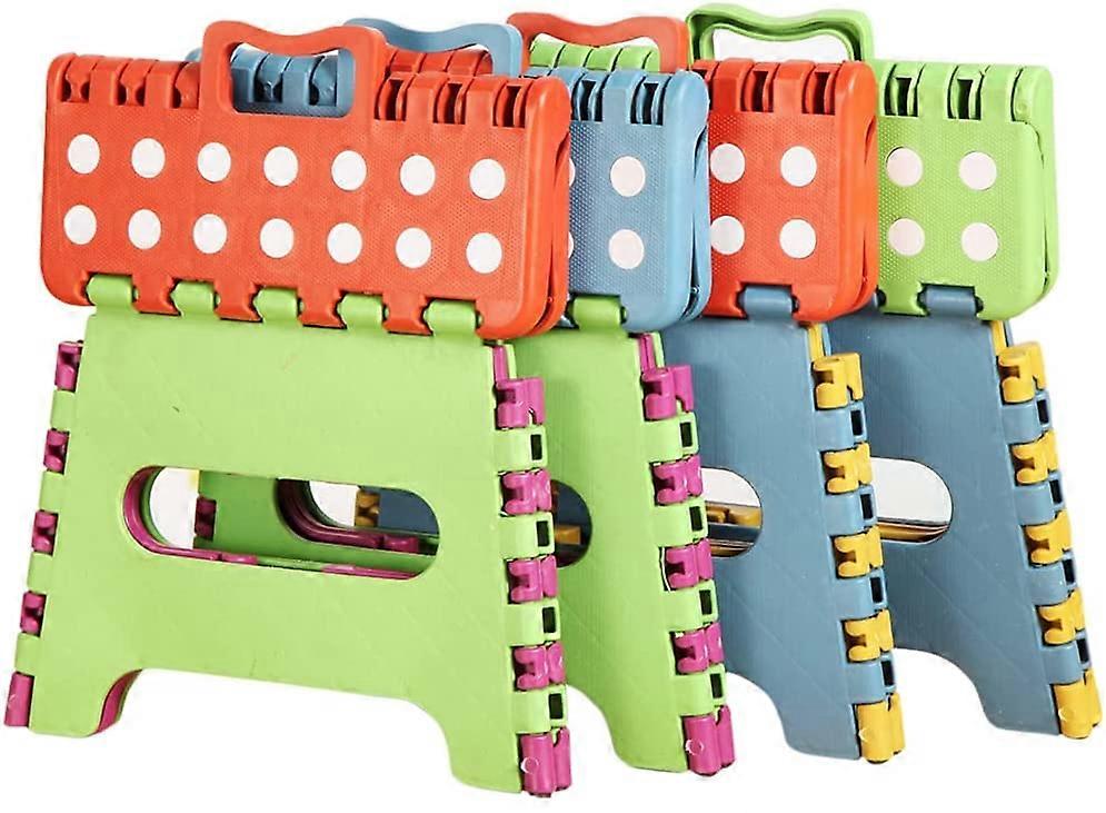 1 Piece Plastic Folding Stool, Small Folding Step Stool, Folding Stool for Children and Adults