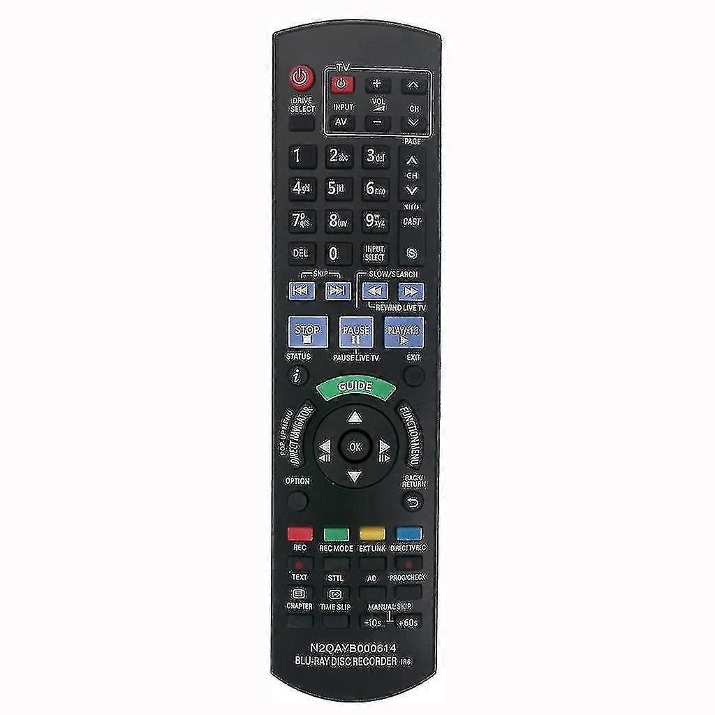 Remote Compatible with Blu-ray Dvd Player Dmr-bwt700eb Dmr-bwt700 Lightweight Control-Q