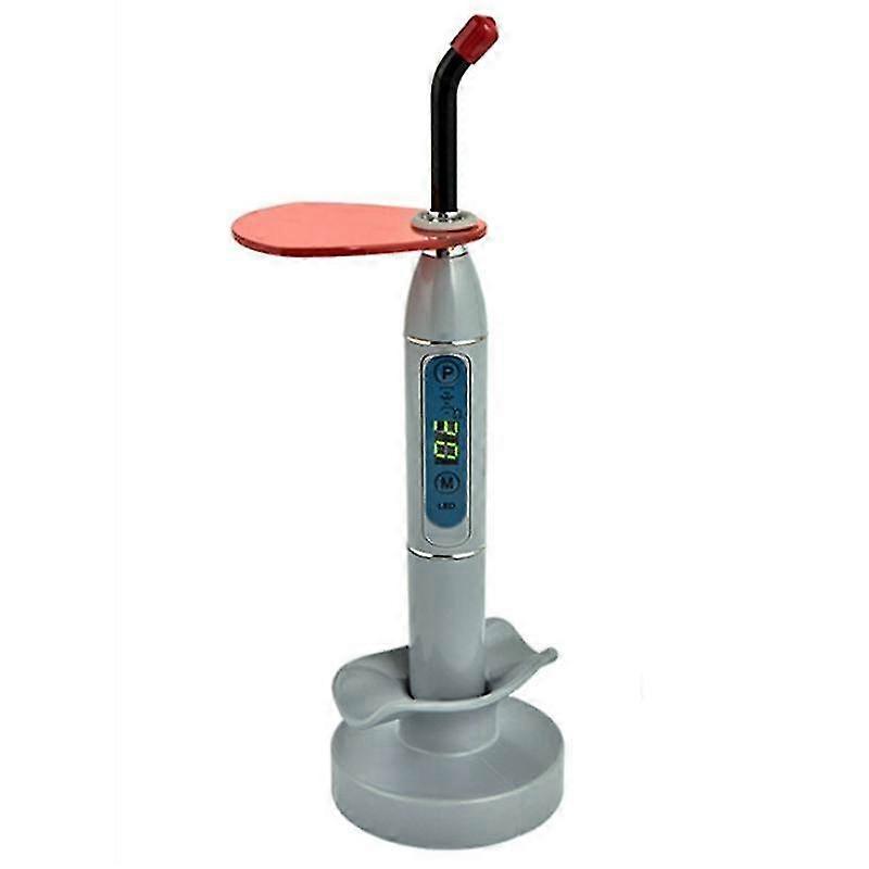 Dental Wireless LED Curing Light Blue Cordless Cure Light Lamp Curing Machine Adjustable Working Ti