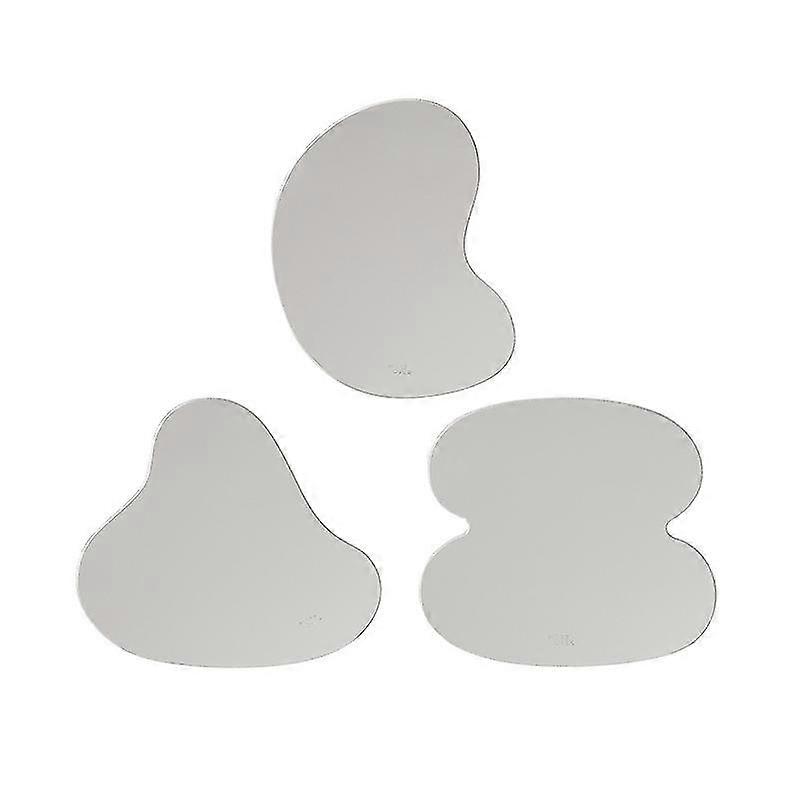1 Set Irregular Mirror Design Cup Coaster Acrylic Nordic Style Tea Coaster