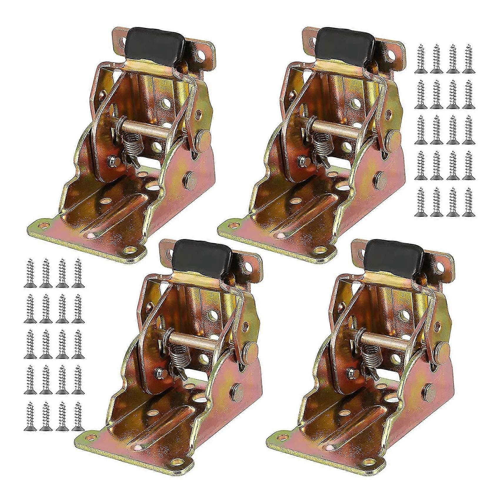 Iron Folding Hinge Table Leg Bracket Foldable Table and Chair Extension Table Foldable Self-Locking