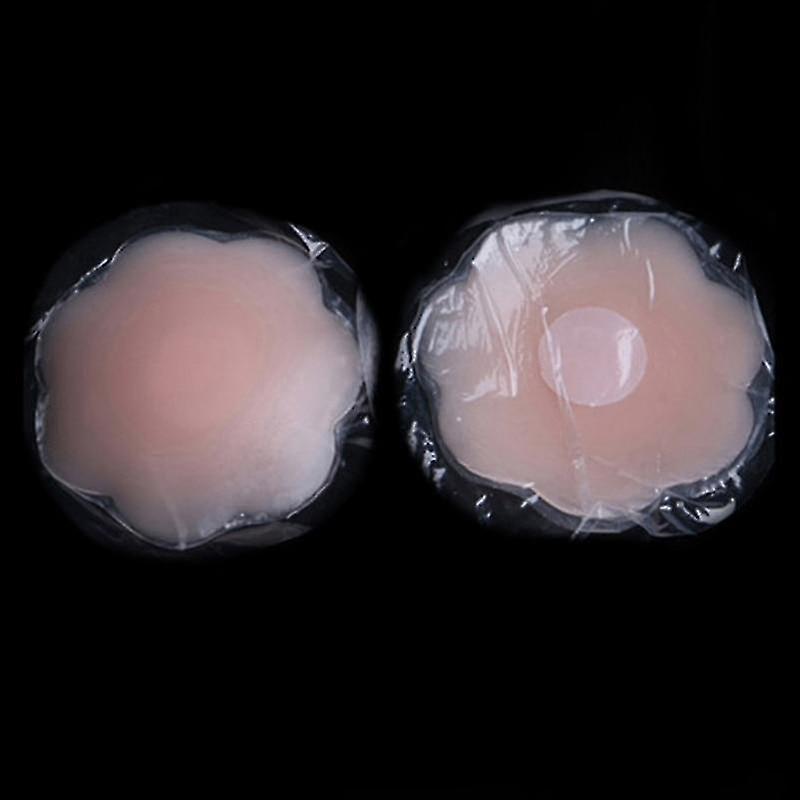 Mujer Pecho de silicona cubierta reutilizable del pezón, autoadhesivo