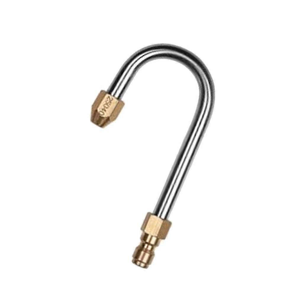 Pressure Washer Cleaner Attachment Angled Lance Extension, U Shape, 3600psi, 1/4'' Quick Release