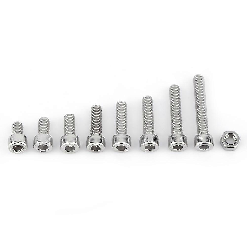 Rustfritt stål SS304 Hex Socket M5 Bolter og muttere sortiment (Cap head)