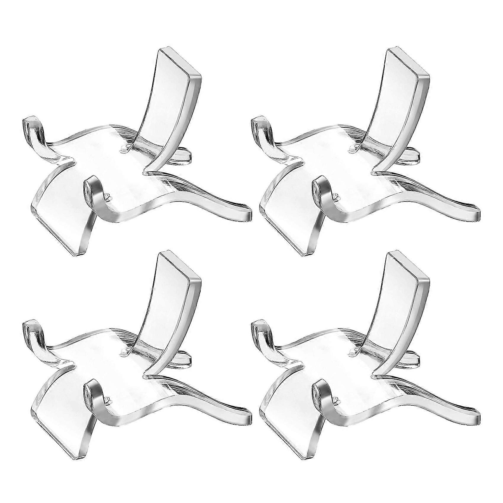 Lot de 20 petits présentoirs en acrylique pour objets de collection, pour exposer des géodes de cristal, des roches et des minéraux