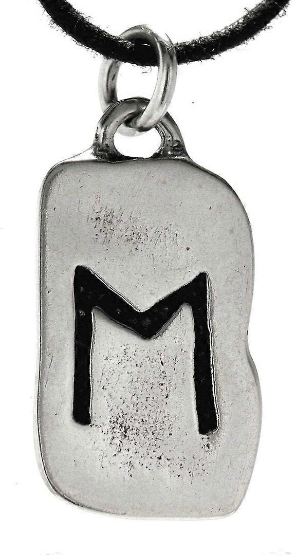 Rune Ehwaz 305 with Snake Chain - Silver