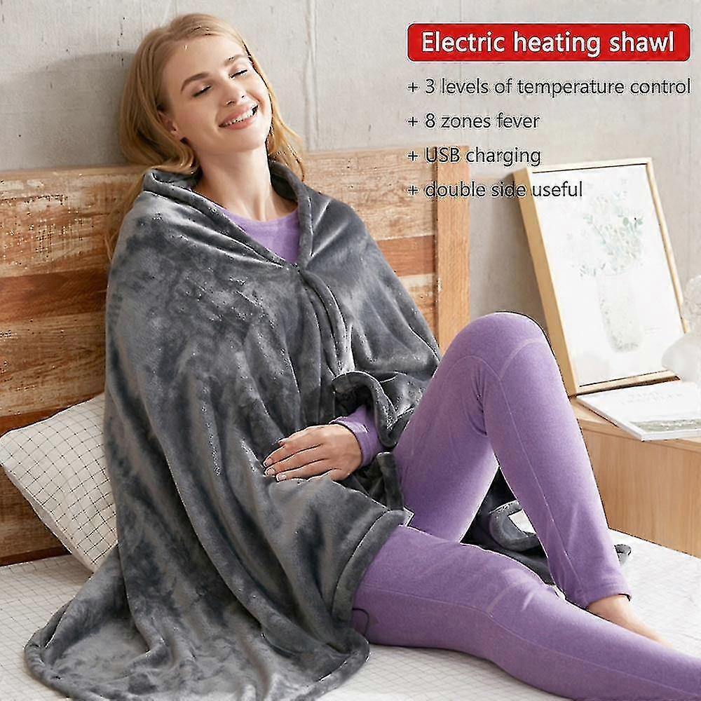 Elektrisch beheizte Schaltuchdecke batteriebetriebene USB Cordless Wrap, mit automatischer Abschaltung Ultra Soft Thro
