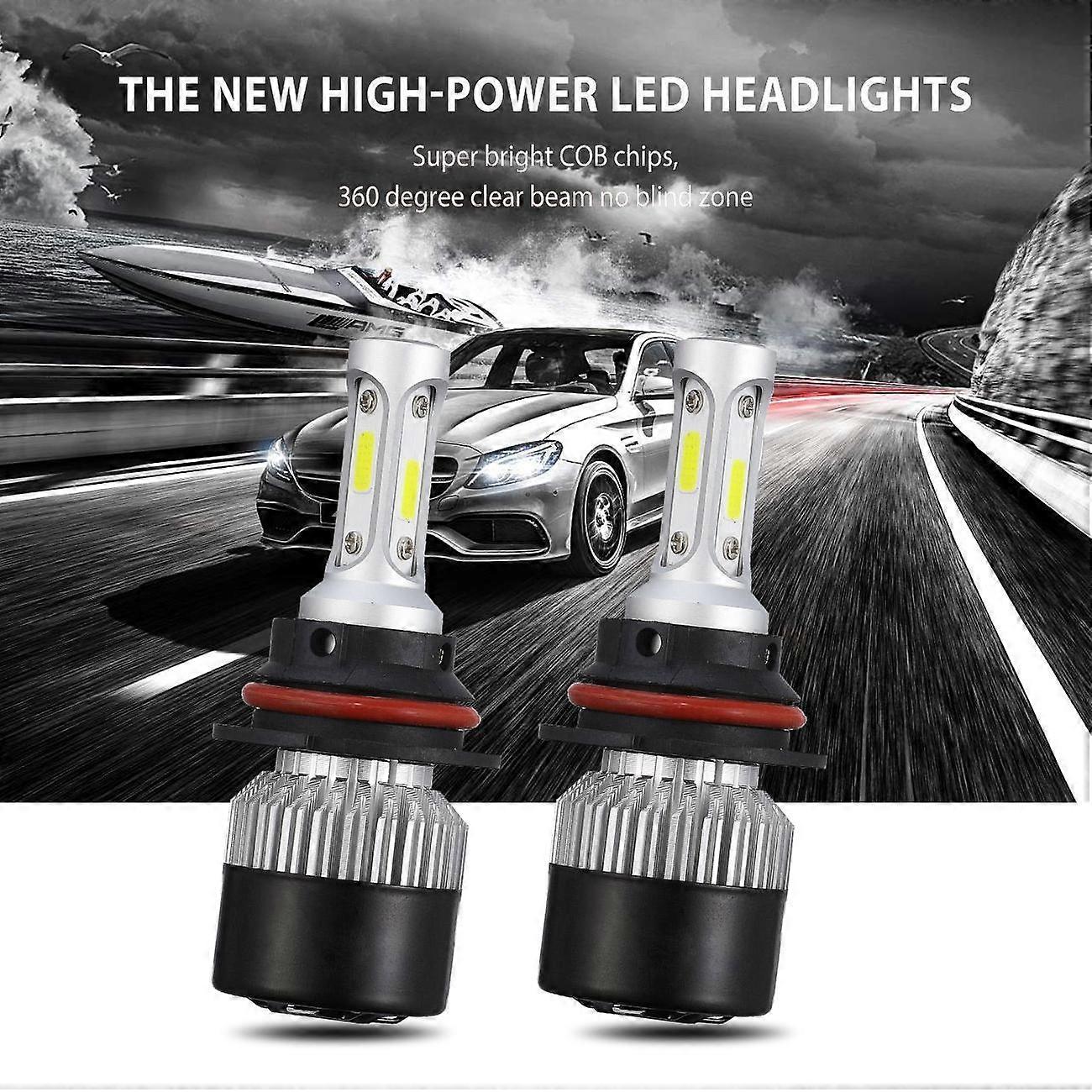 12 / 24V 44W 8000lm 6500K bil LED frontlyspærer auto frontlykt ledet bil lys h4 hi-lo stråle h7 h11 h1 h3 9005 9006 9012 cob