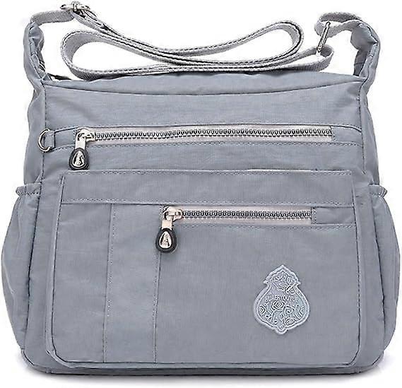 Axelremsväska för kvinnor i nylon, vattentät axelväska, lättviktig axelväska