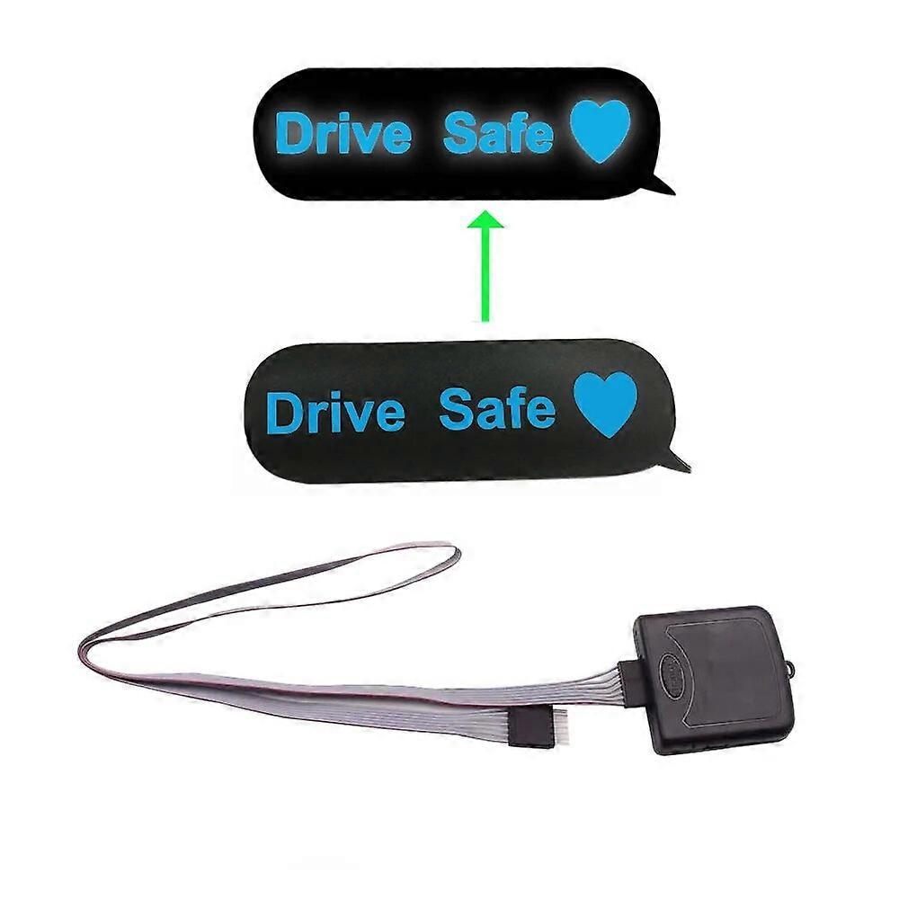 Windshield Led Electric Drive Safe Car LED Sign Light Up Window Stickers JDM Glow Panel For Car Styling
