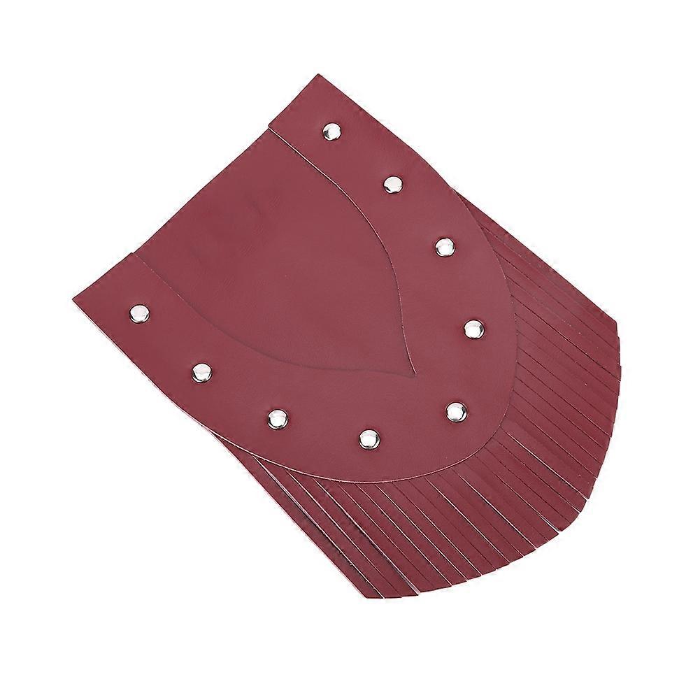 Motorcycle Front Fender Mud Flap with Tassel Modification Accessories Red