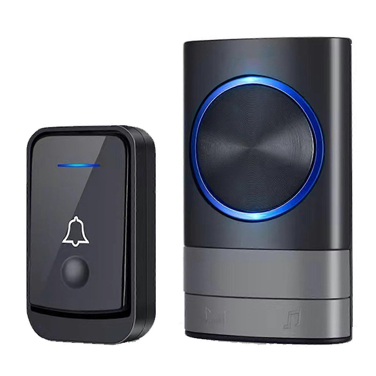 Mute Mode Smart Remote Wireless Doorbell With Receiver Long Range Waterproof
