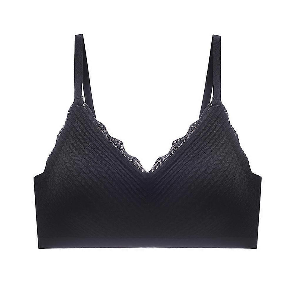 Women Seamless Comfortable Gathering Support Bra Comfy Sports Shapewear Crop Tops