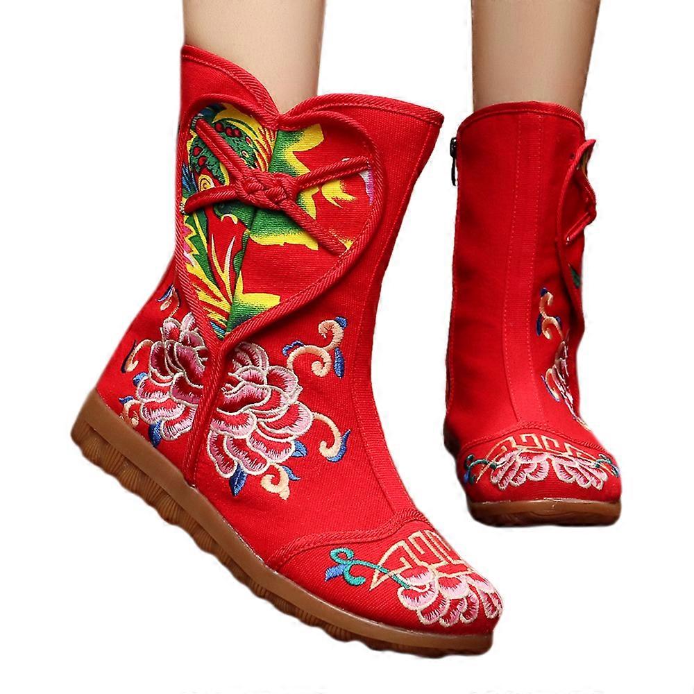 Old Beijing cloth embroidered shoes stitching