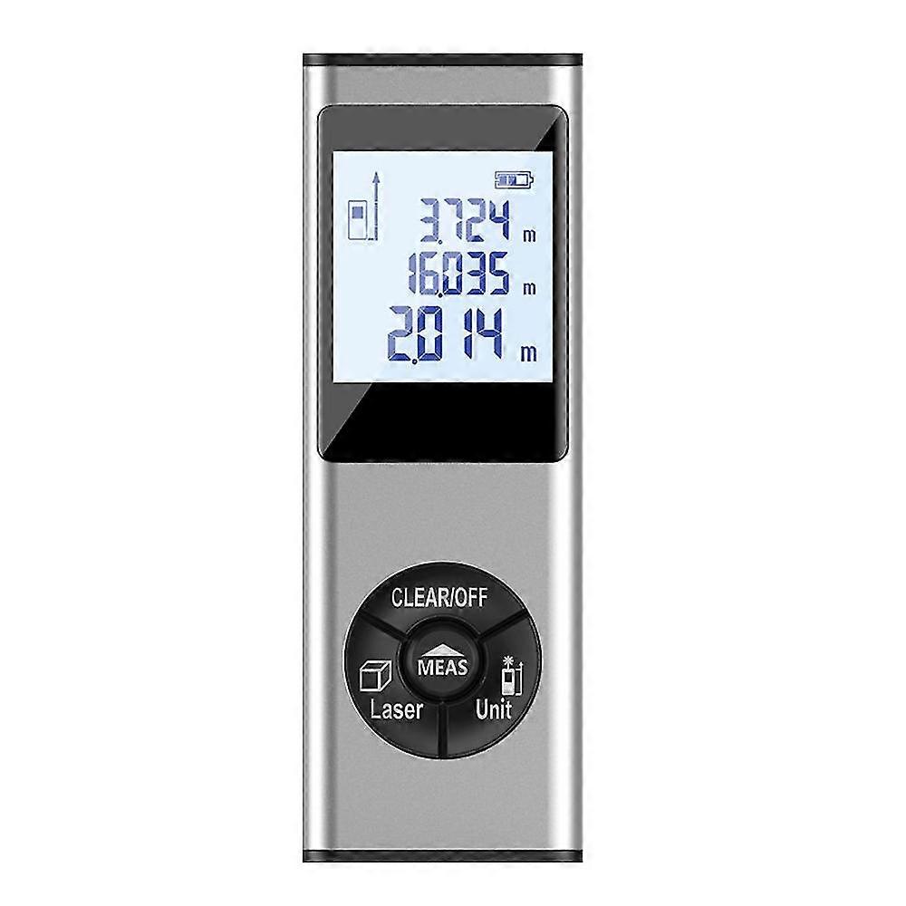 Handheld Laser Rangefinder Distance Meter Area Volumes Measurement Device Building Surveying Equipment Lcd Display With Backlight