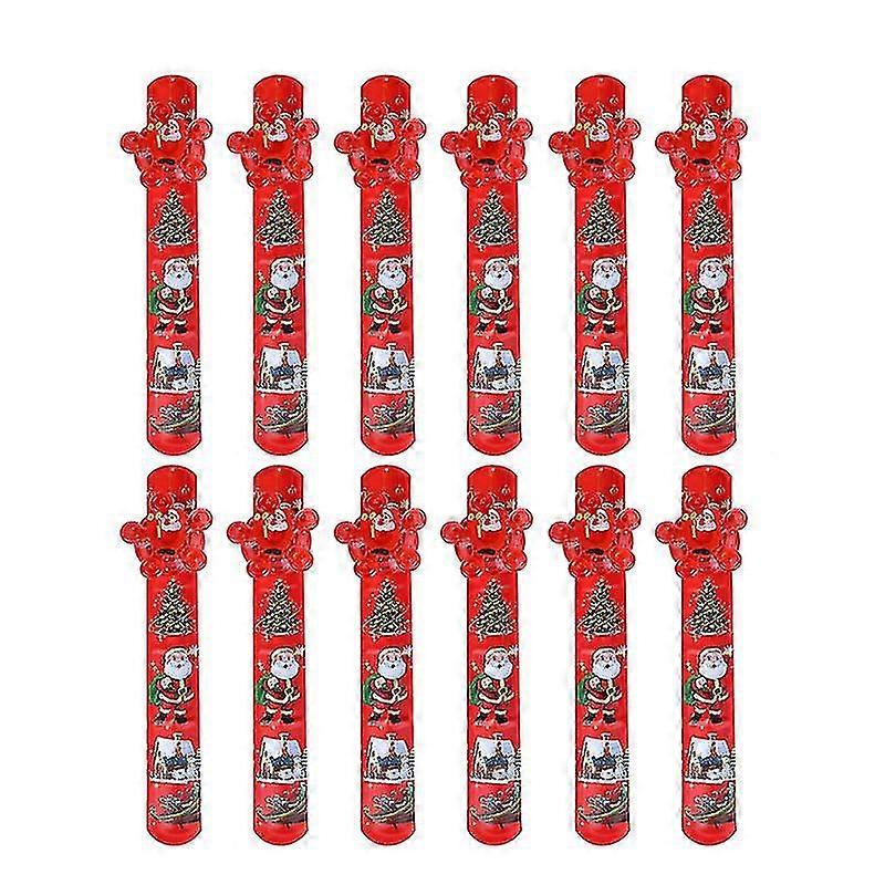 12pcs Christmas Wristbands For Kids