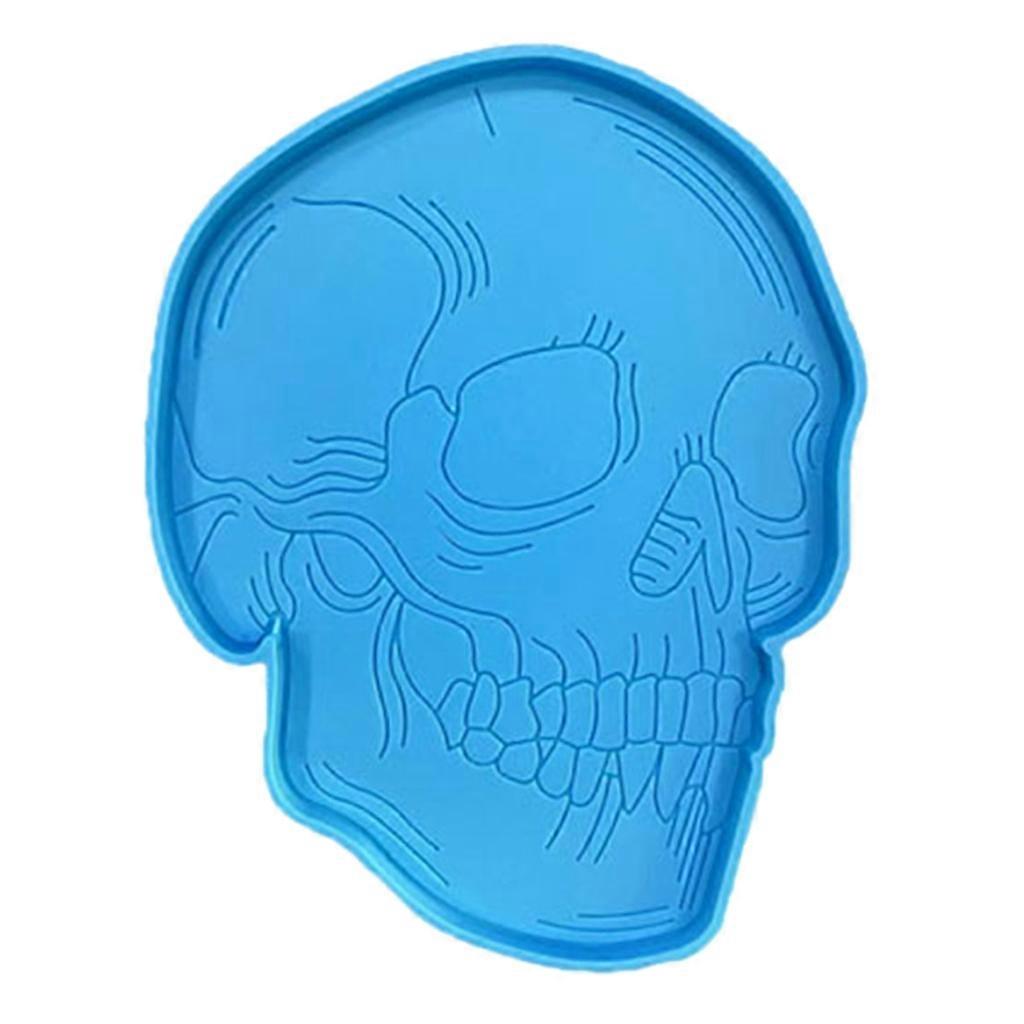 Skull Coasters Resin Mold Epoxy Resin Casting Mold for Bowl Mat,Home Decor