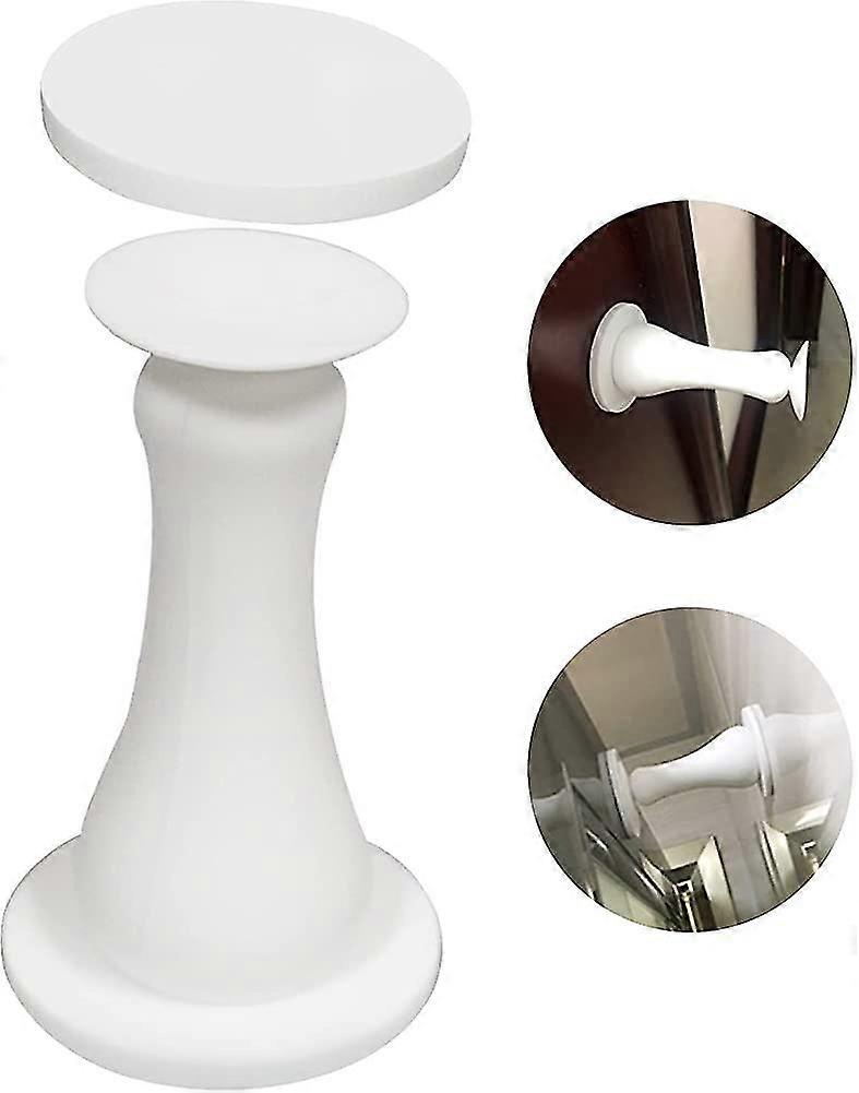 Large White Silicone Magnetic Doorstop