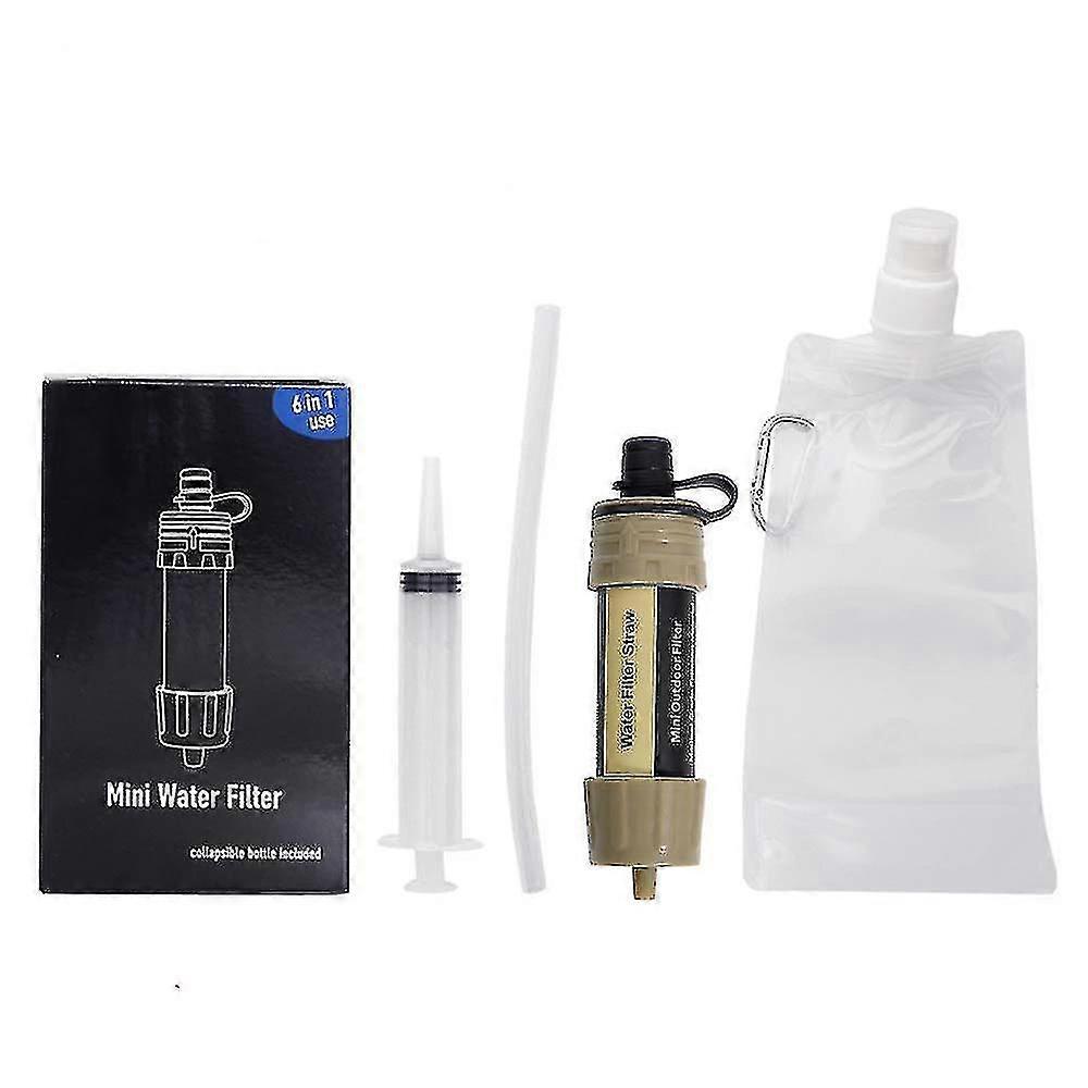 Mini Water Filtration System Portable Survival Straw