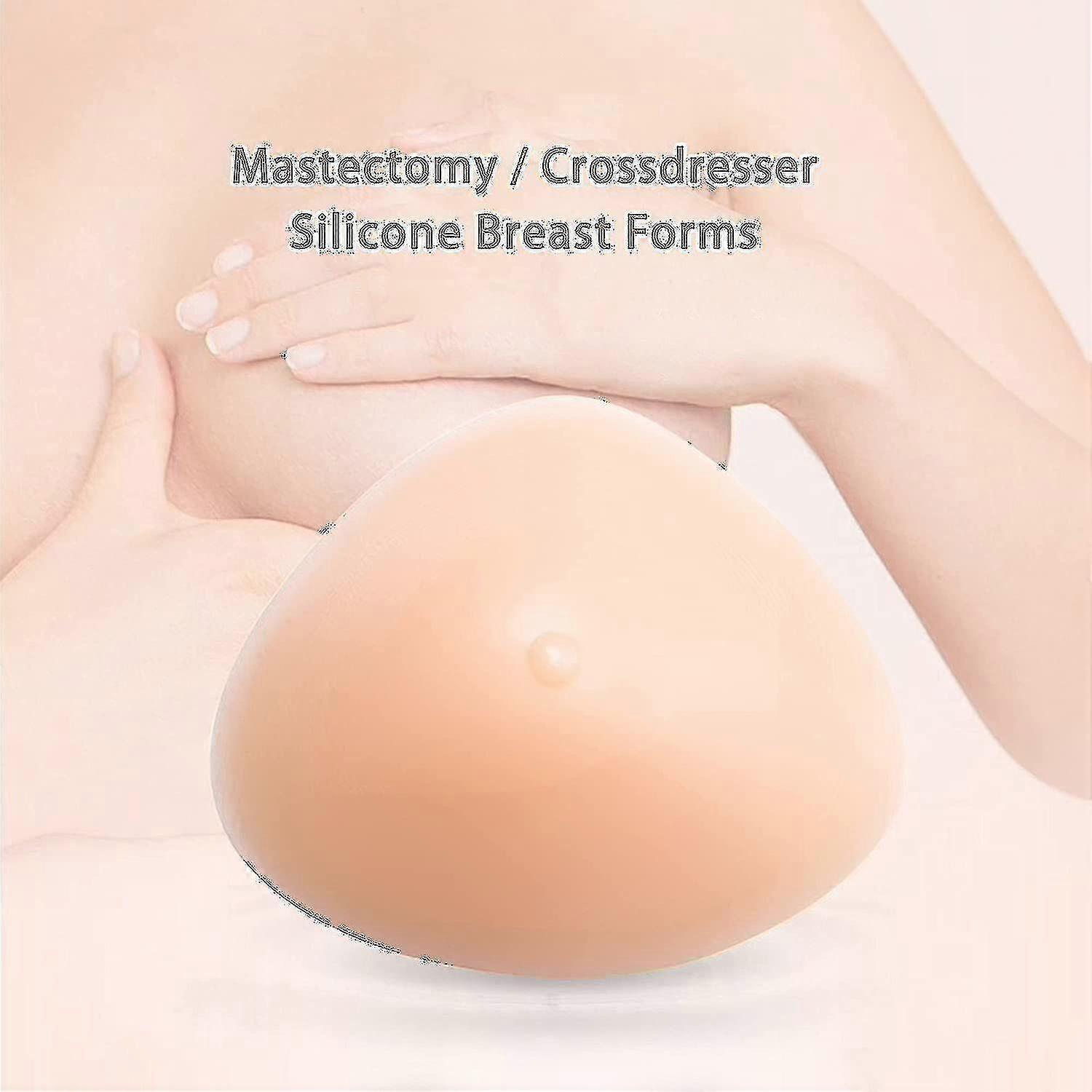 1 Pair Silicone Breast Shape Triangle Mastectomy Prosthesis Bra Pad Enhancer Free Shipping - MXBC