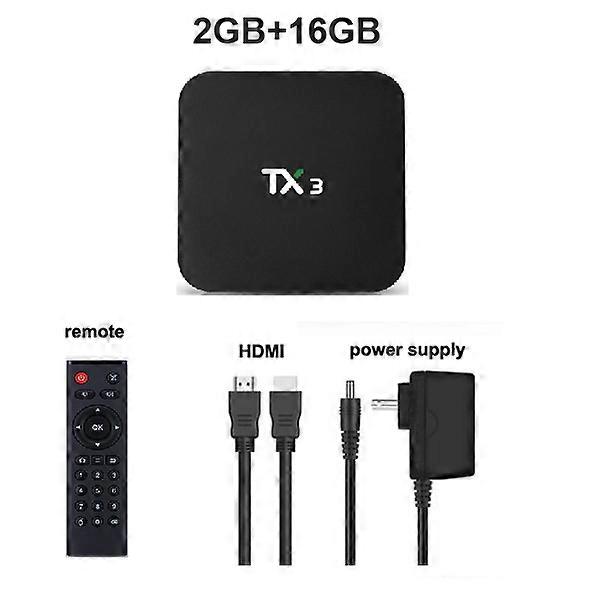 Android 9.0 TX3 TV Box 2GB 8GB Set Top Box 2.4G Wifi 4K Youtube Assistant Media player Fast top Box Media Player Set Top TV