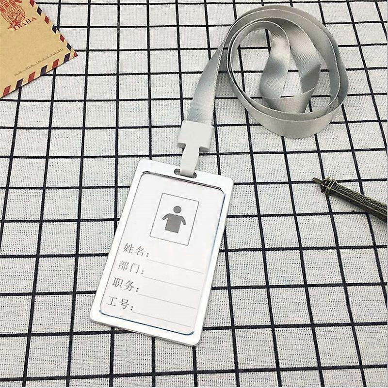 High quality Aluminium Alloy Work Card Holder Name ID Card Cover Metal Work Certificate Identity Badge ID Business Case