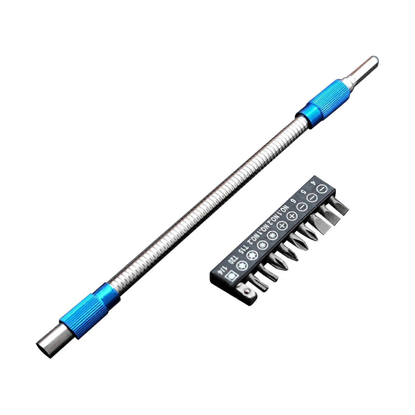 Hex Drill Bit Flexible Screwdriver Extension Socket Holder Adapter 25cm New