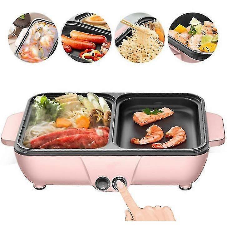 Electric Hot Pot Oven, Double Temperature Control Household Multifunctional Capacity