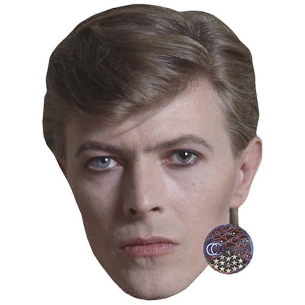 David Bowie (1977) Celebrity Mask, Flat Card Face