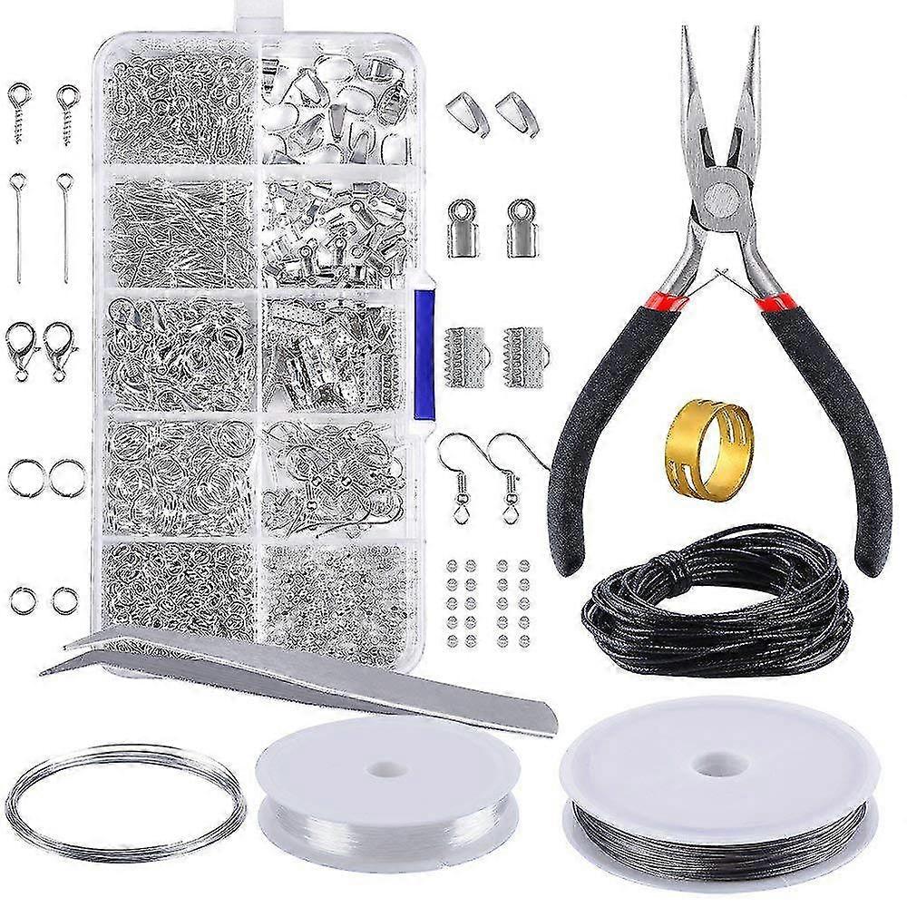 Jewelry Making Kit Repair Tools Accessories Beading Wire Pack 8 Pcs
