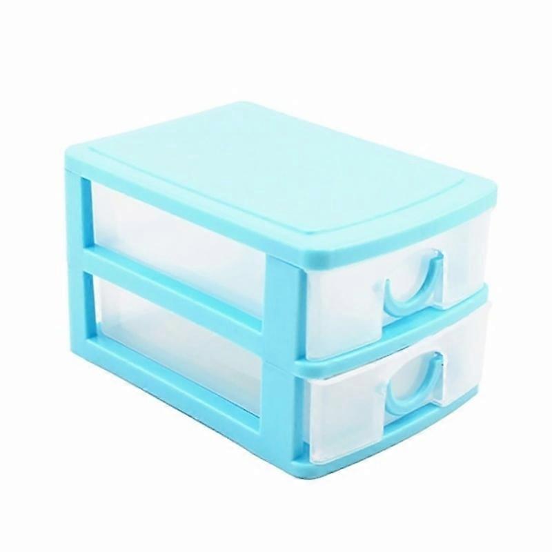 Layers Drawer Desk Organizer Storage Boxes Containers Jewelry Cosmetics Case