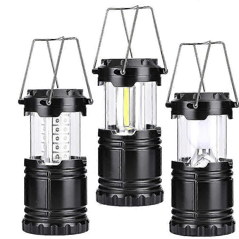 30led Tent Lamp Waterproof Camping Light Power By 2*aa Battery Emergency Portable Lantern Working Lighting Flashlight
