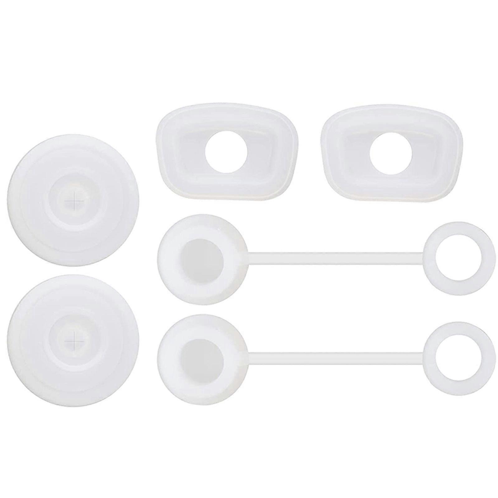 Silicone Spill Proof Stopper Set Cup Leak Proof Leak Stopper With Fixed Straw Upgraded version