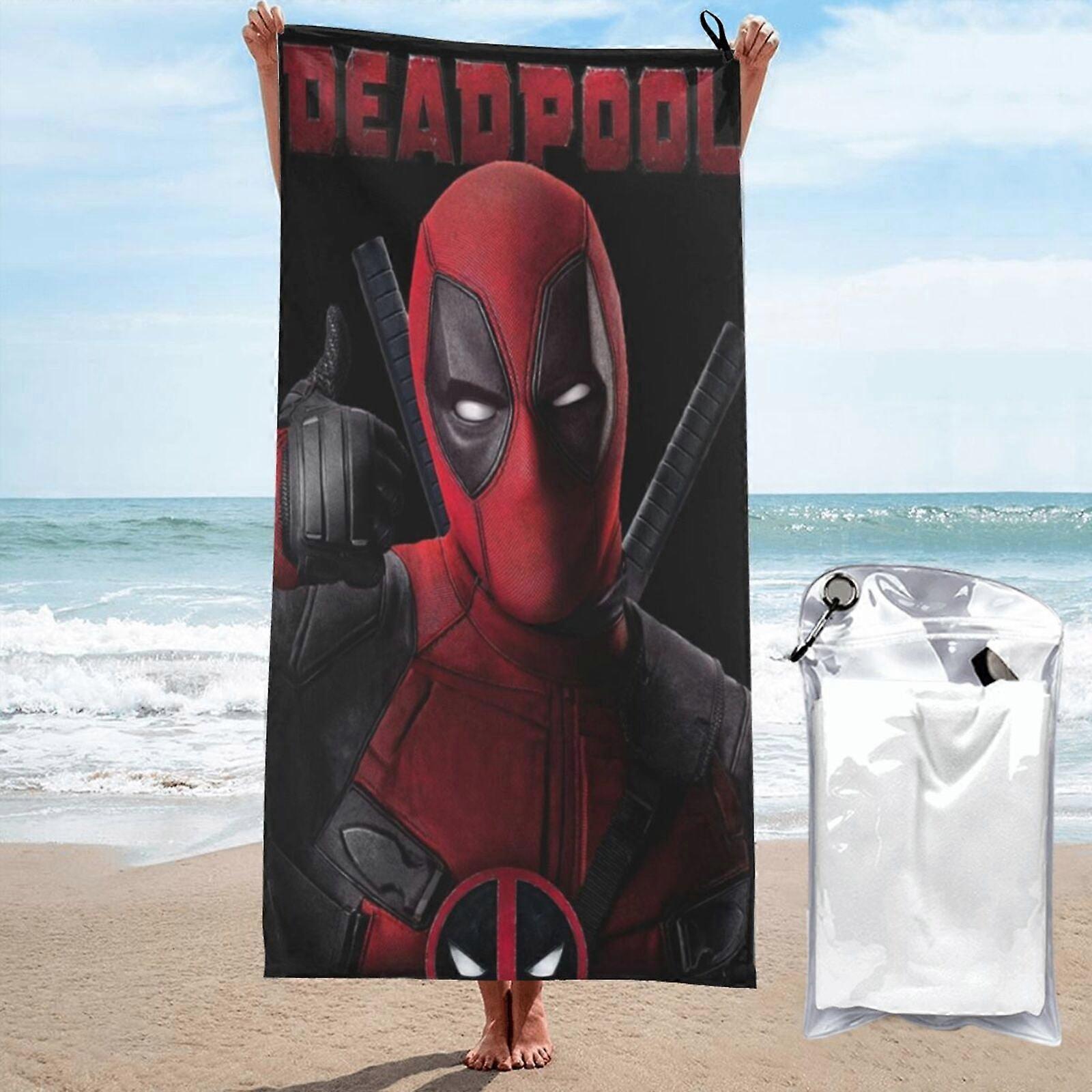 c36Deadpool Microfiber Beach Towel  Absorbent Quick Dry Lightweight LXMT290