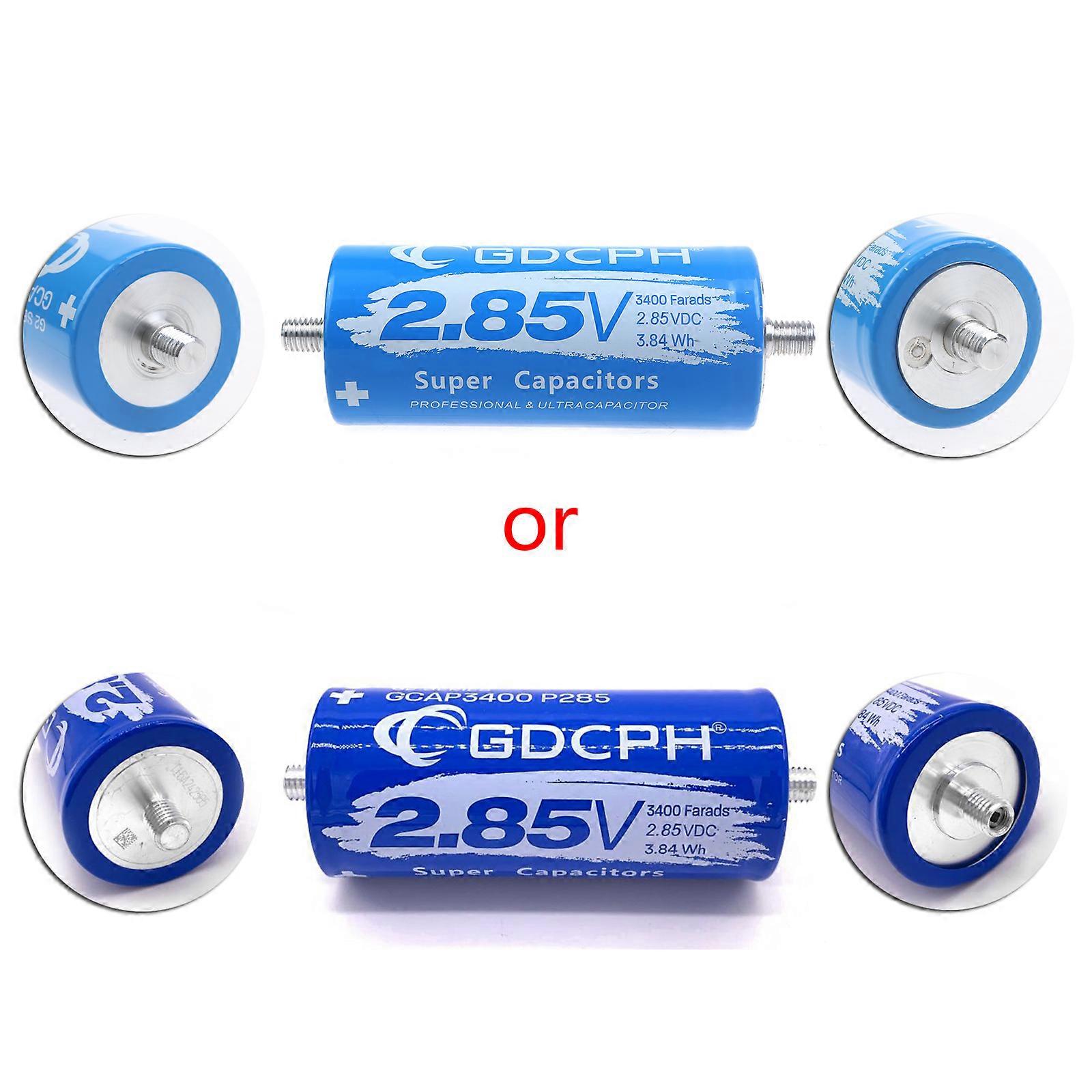 Super Capacitor 2.85V 3400F Farad Capacitance Winding Type Energy Storage