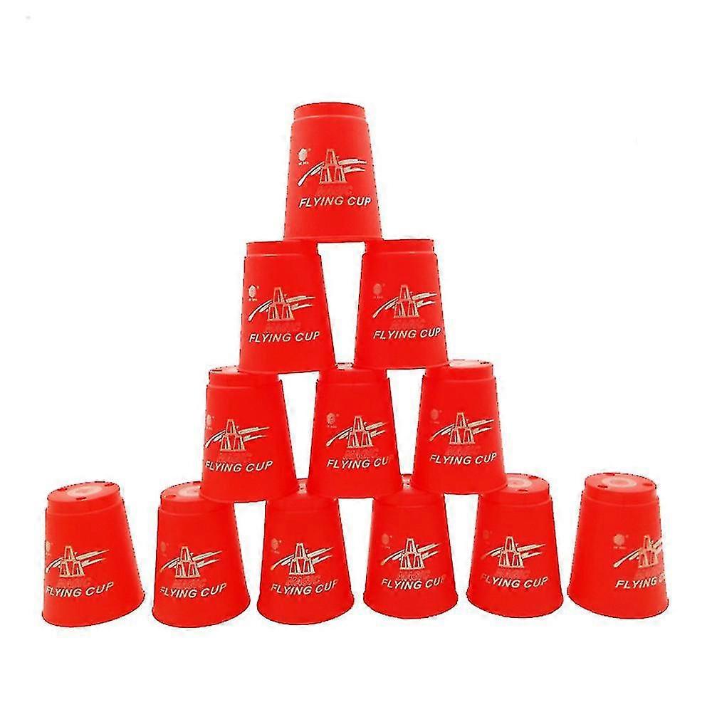 12 Pack Quick Stack Cups Set Plastic Sports Stacking Cups Speed Training Game For Travel Party Challenge Competition-yujia