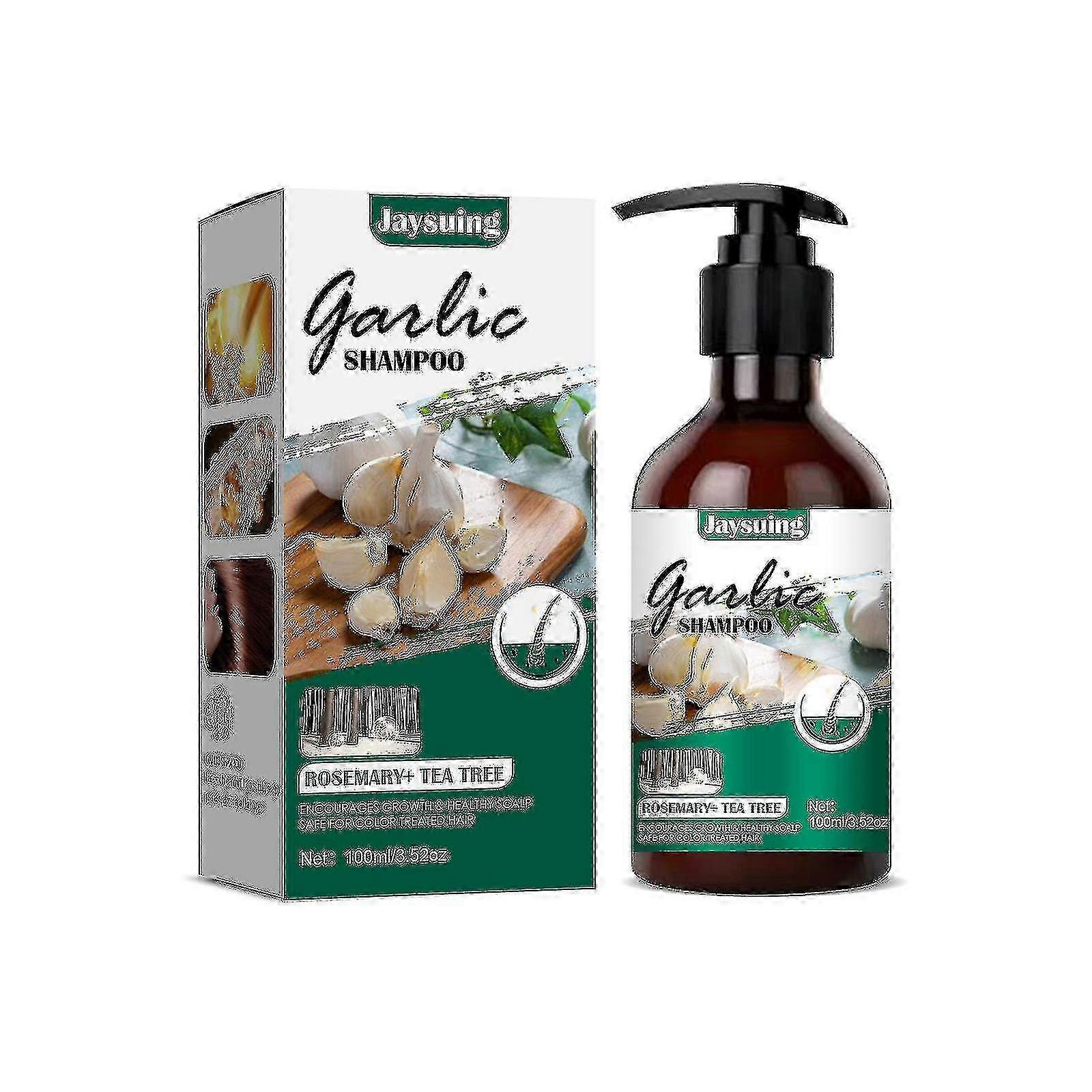 Jaysuing Garlic Shampoo Włosy Swędzący Przeciw swędzeniu Szampon przeciwłupieżowy Włosy |