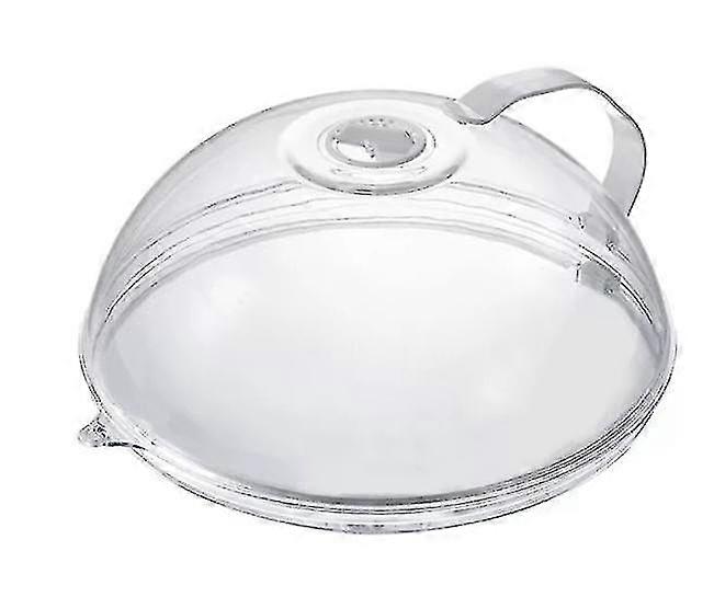 Couvercle d’éclaboussures de micro-ondes, couvercle transparent, couvercle de plaque de micro-ondes avec poignée et trous d’aération de vapeur réglables Maintient le four à micro-ondes propre